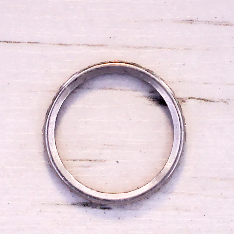 0.78 Carat Round Brilliant Cut Diamond Full Eternity Ring, Platinum, size N 1/2 - Image 5