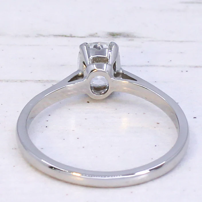Antique 0.76 Carat Old Cut Diamond Engagement Ring, circa 1925 - Image 5