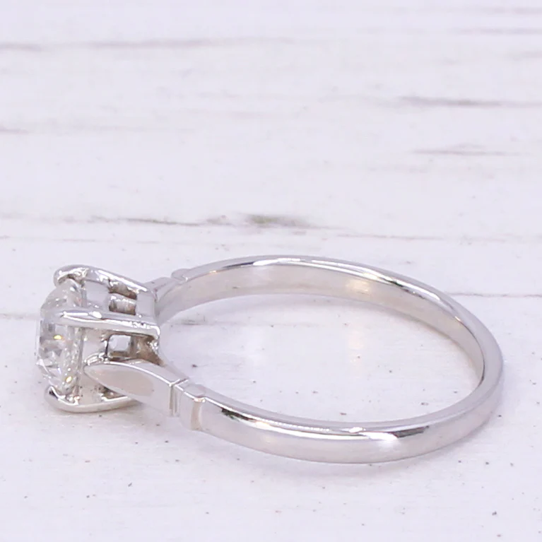 Art Deco 0.94 Carat Old Cut Diamond Engagement Ring, circa 1930 - Image 4