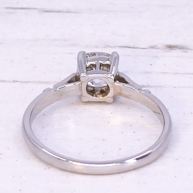 Art Deco 0.94 Carat Old Cut Diamond Engagement Ring, circa 1930 - Image 5