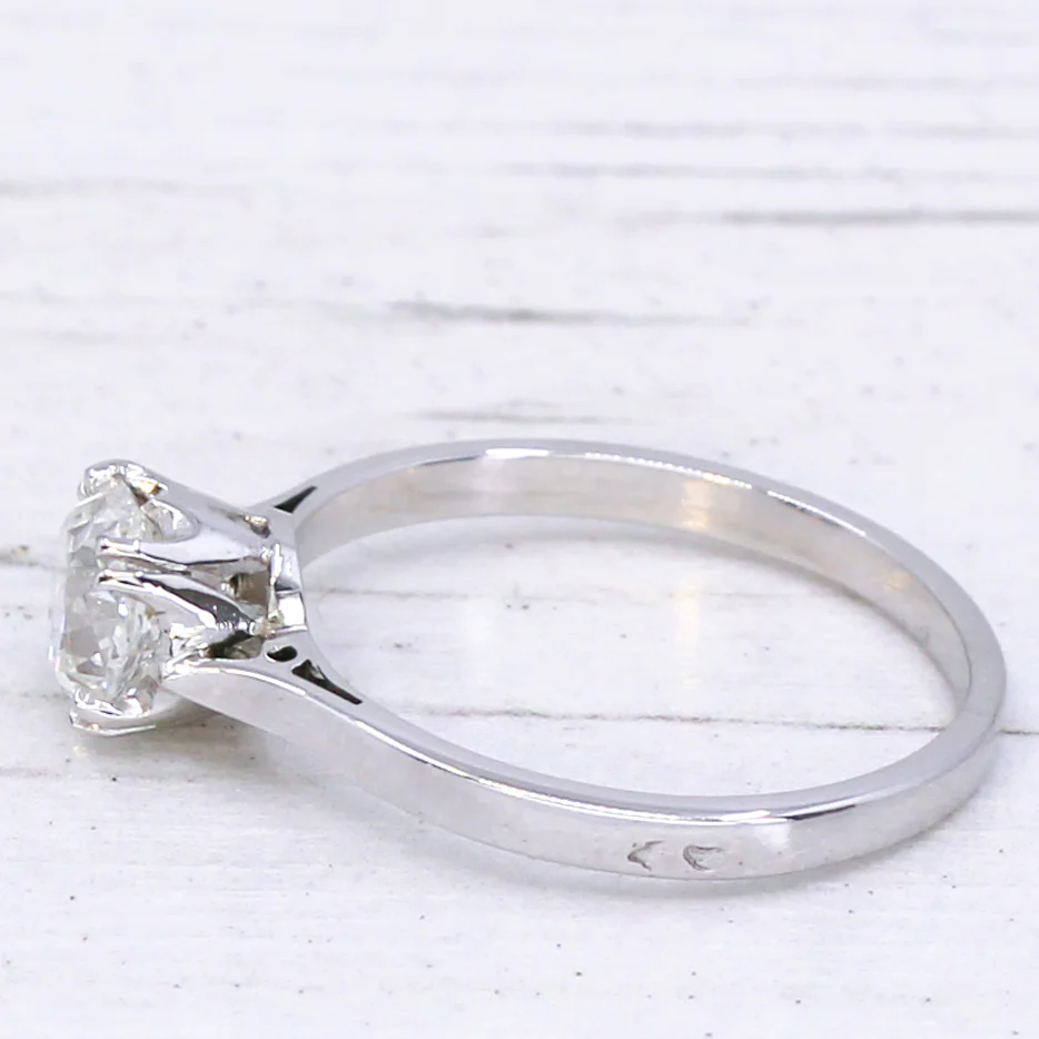 Art Deco 1.00 Carat Old Cut Diamond Engagement Ring, circa 1935 - Image 4