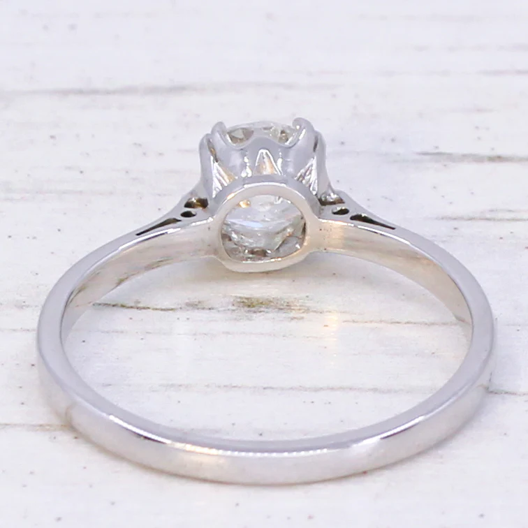 Art Deco 1.00 Carat Old Cut Diamond Engagement Ring, circa 1935 - Image 5