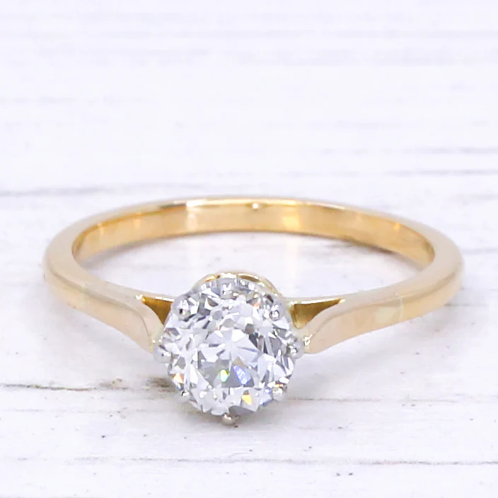 Art Deco 1.01 Carat Old Cut Diamond Engagement Ring, circa 1930 - Image 3