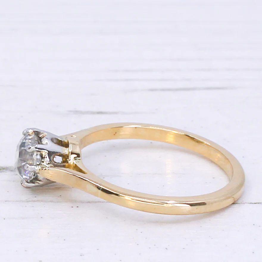 Art Deco 1.01 Carat Old Cut Diamond Engagement Ring, circa 1930 - Image 4