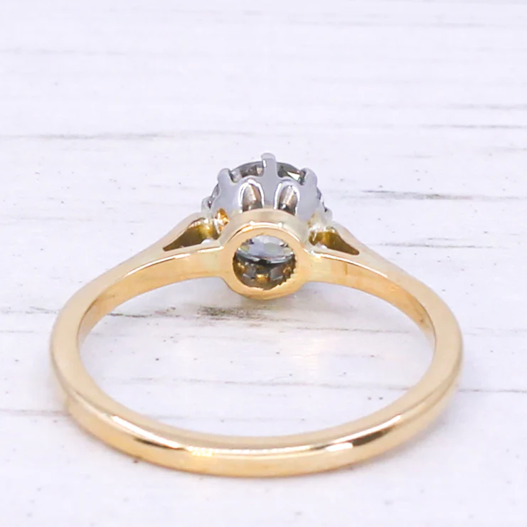 Art Deco 1.01 Carat Old Cut Diamond Engagement Ring, circa 1930 - Image 5