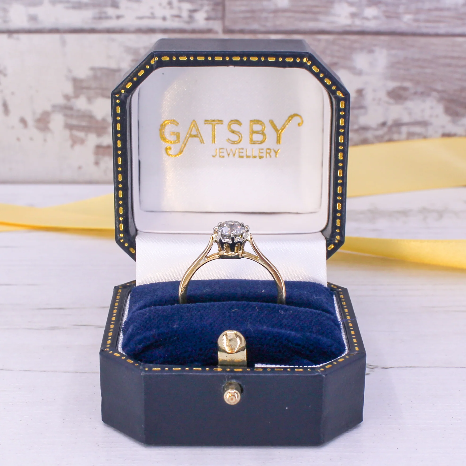Art Deco 1.01 Carat Old Cut Diamond Engagement Ring, circa 1930 - Image 8