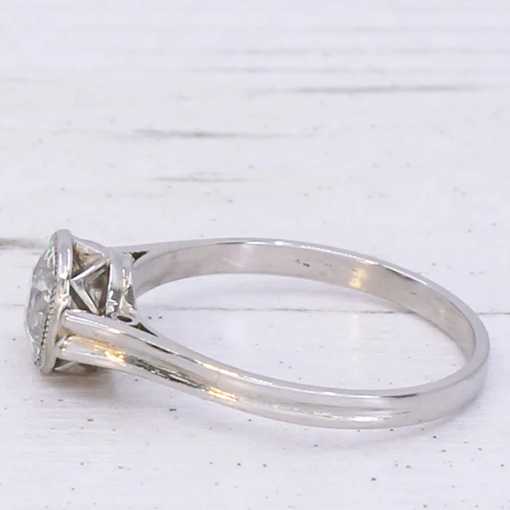 Art Deco 1.02 Carat Old Cut Diamond Engagement Ring, circa 1930 - Image 4