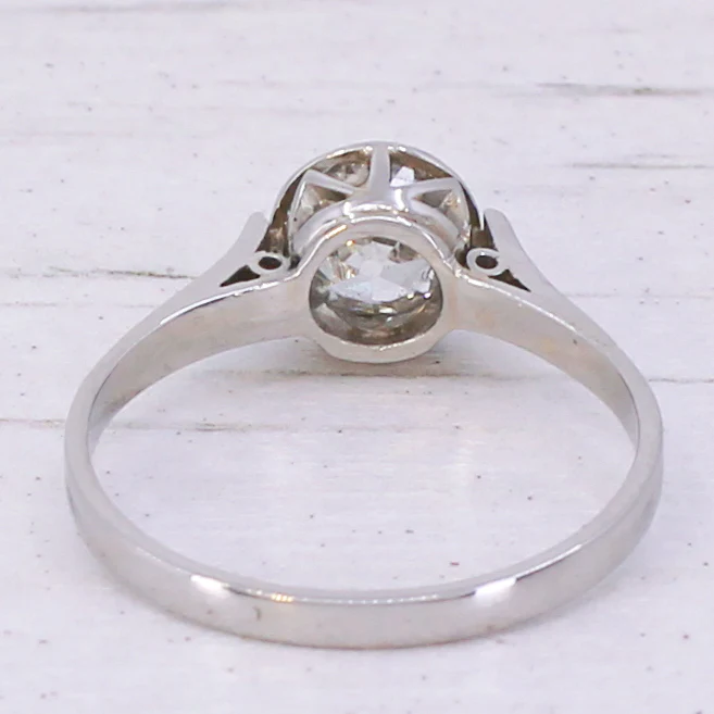 Art Deco 1.02 Carat Old Cut Diamond Engagement Ring, circa 1930 - Image 5
