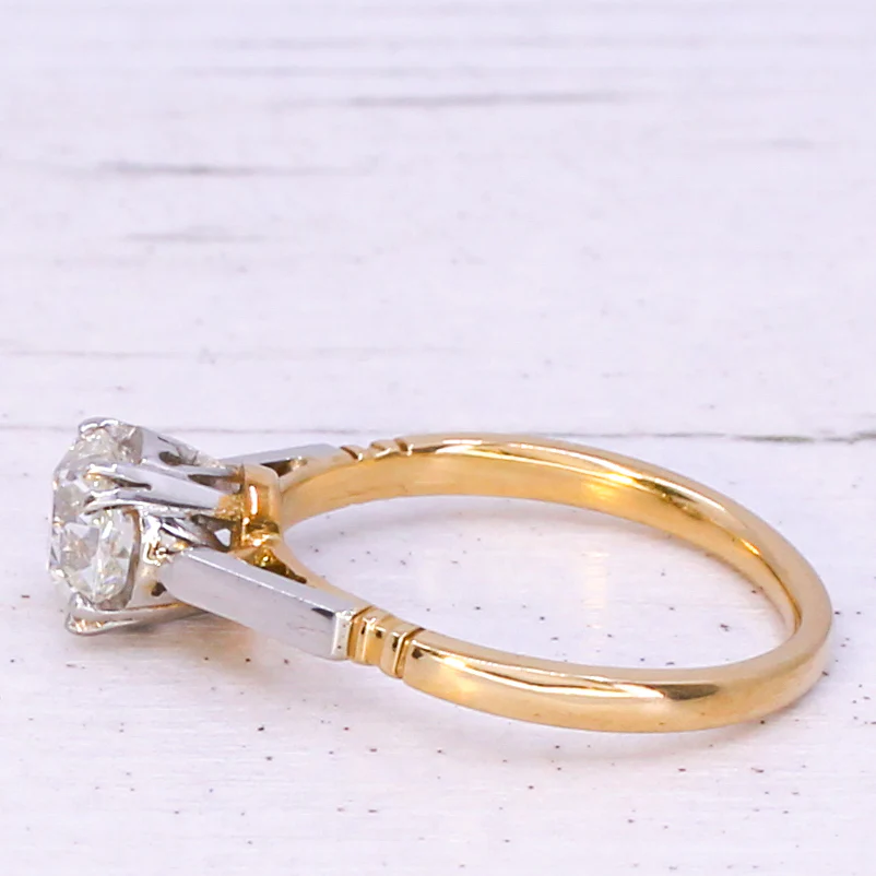 Art Deco 1.12 Carat Old Cut Diamond Engagement Ring, circa 1935 - Image 4
