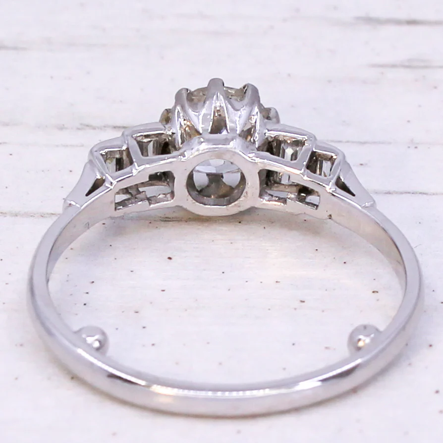 Art Deco 1.19 Carat Old Cut Diamond Engagement Ring, circa 1920 - Image 5