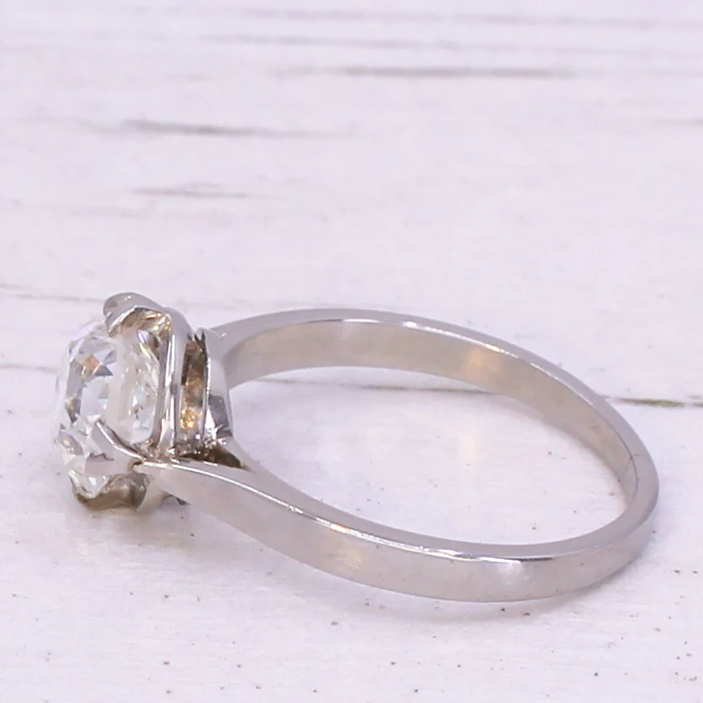 Art Deco 2.01 Carat Old Cut Diamond Engagement Ring, circa 1920 - Image 4