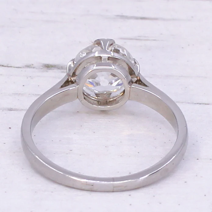 Art Deco 2.01 Carat Old Cut Diamond Engagement Ring, circa 1920 - Image 5
