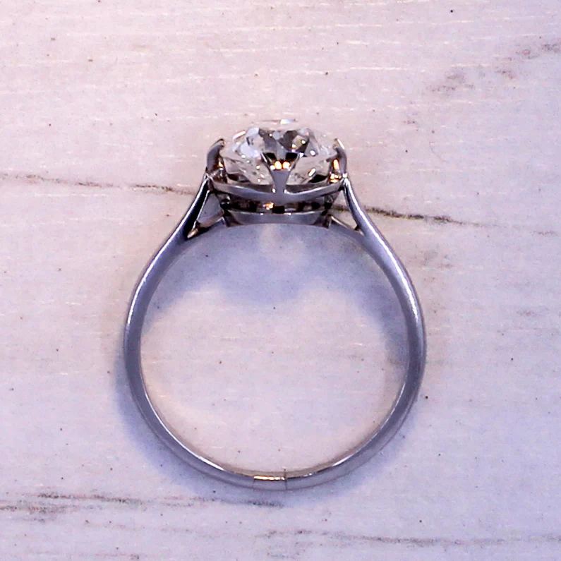 Art Deco 2.01 Carat Old Cut Diamond Engagement Ring, circa 1920 - Image 6