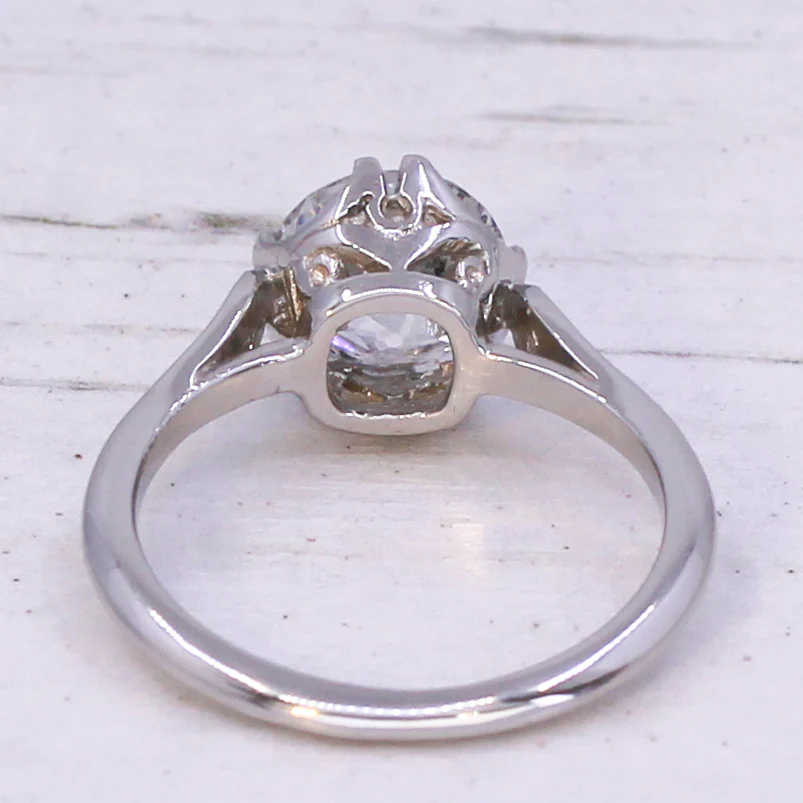 Art Deco 2.06 Carat Old Cut Diamond Engagement Ring, circa 1920 - Image 5