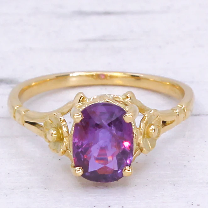 Art Nouveau 1.65 Carat Ruby Solitaire Ring, circa 1910 - Image 3