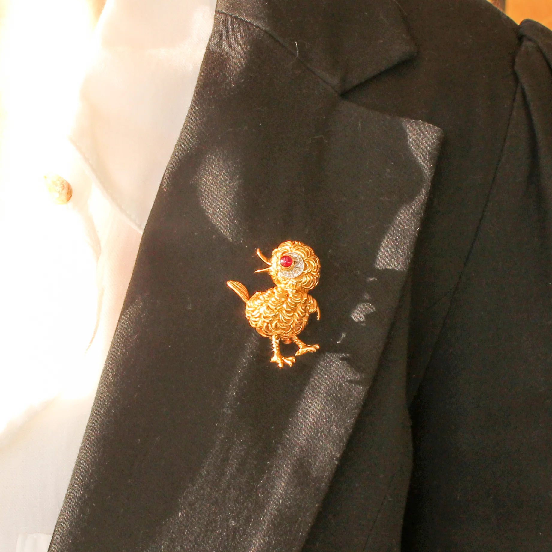 Vintage Ben Rosenfeld Chick Brooch, dated 1962 - Image 2
