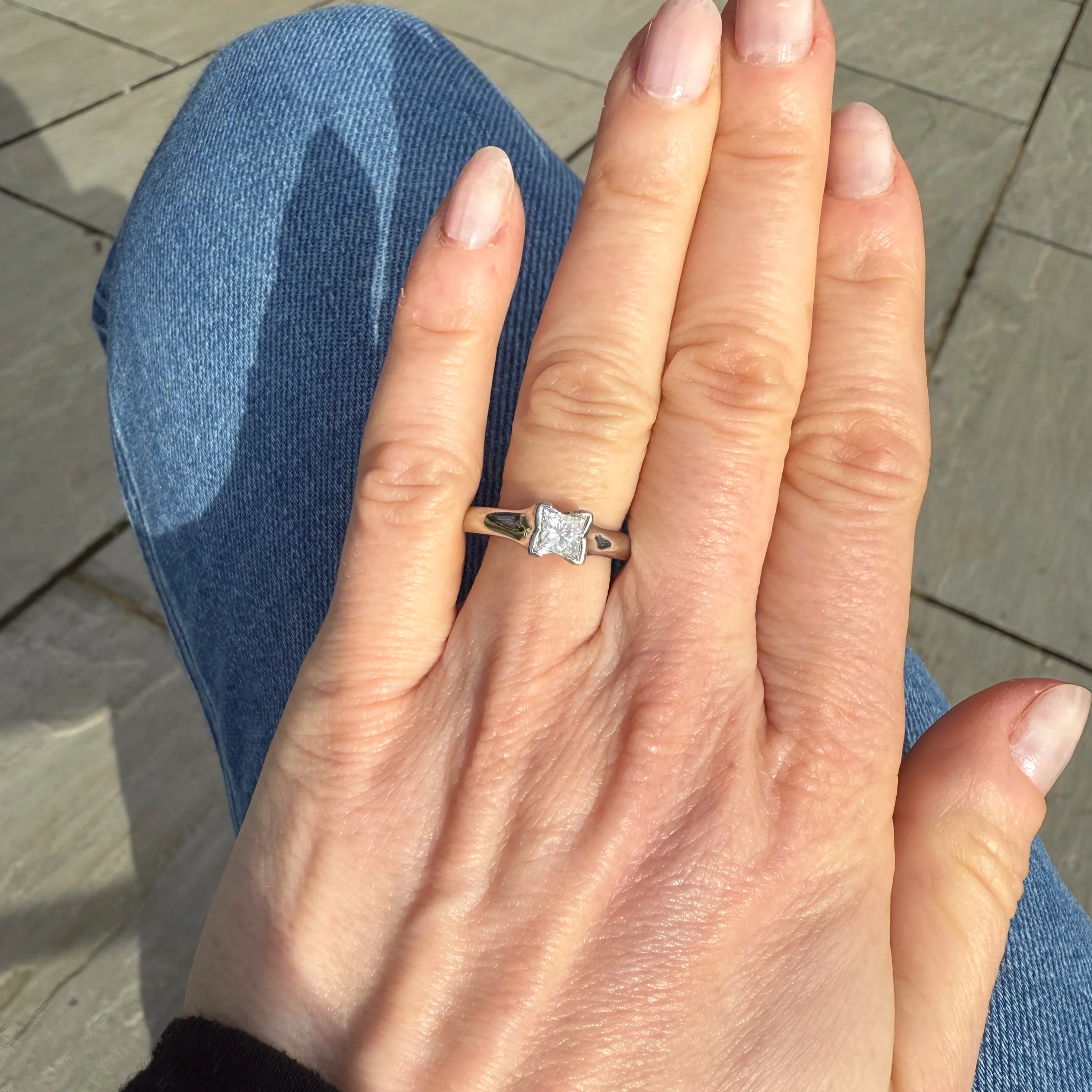 BOODLES 0.70 Carat Special Cut Diamond Engagement Ring, dated 2001 - Image 7