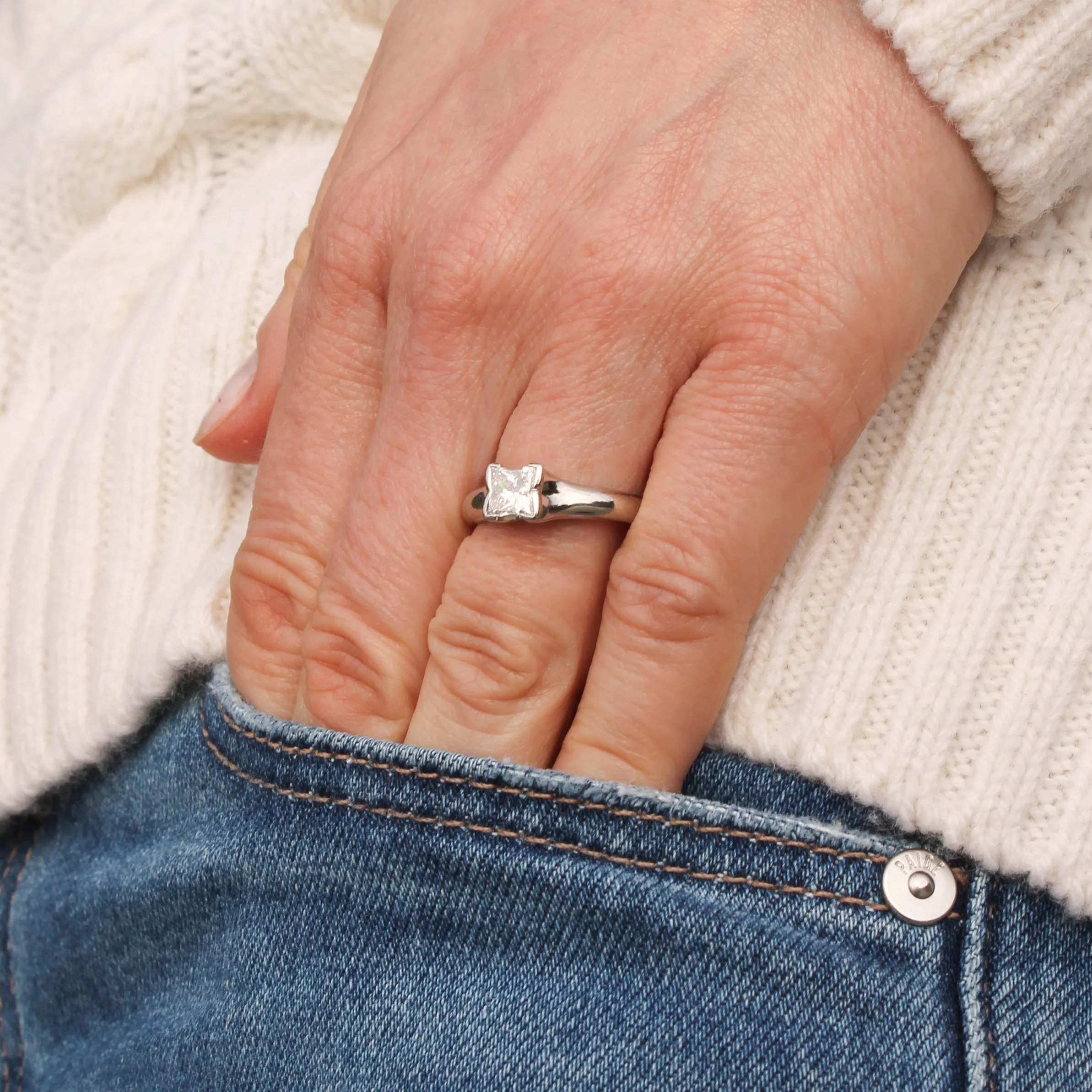BOODLES 0.70 Carat Special Cut Diamond Engagement Ring, dated 2001 - Image 8