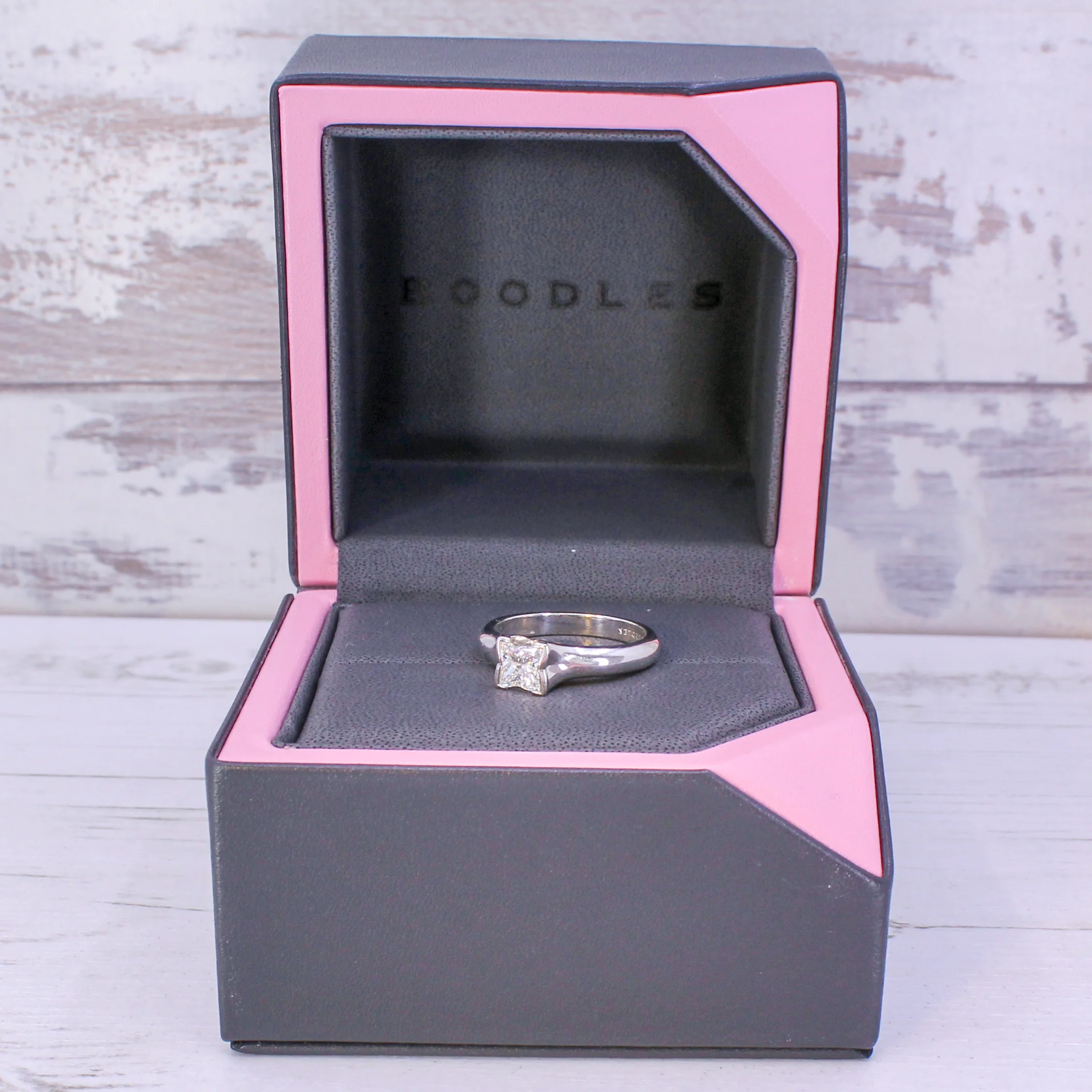 BOODLES 0.70 Carat Special Cut Diamond Engagement Ring, dated 2001 - Image 9