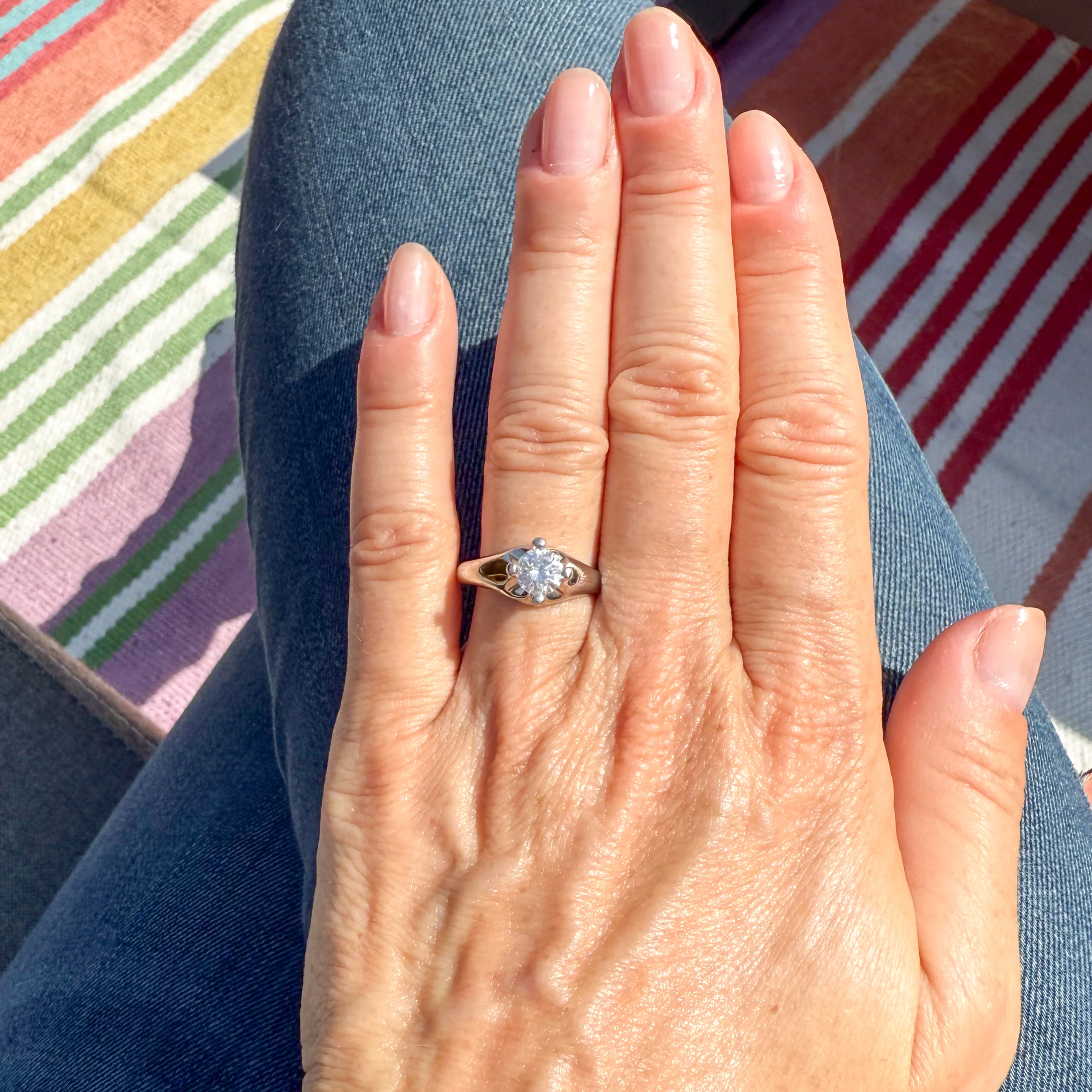 BULGARI 0.70 Carat Round Brilliant "Corona" Solitaire Ring - Image 8