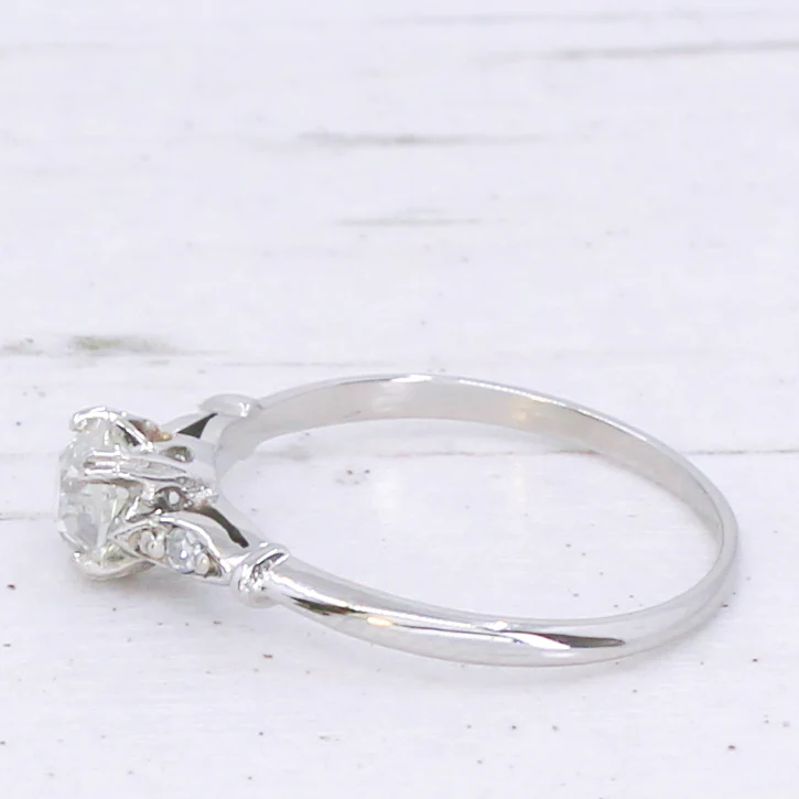 Edwardian 0.54 Carat Old Cut Diamond Engagement Ring, circa 1910 - Image 4