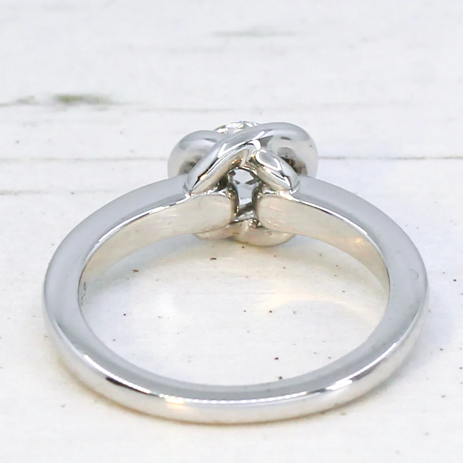 MAUBOUSSIN "Swan" 0.50 Carat Diamond Solitaire Ring, circa 2005 - Image 5