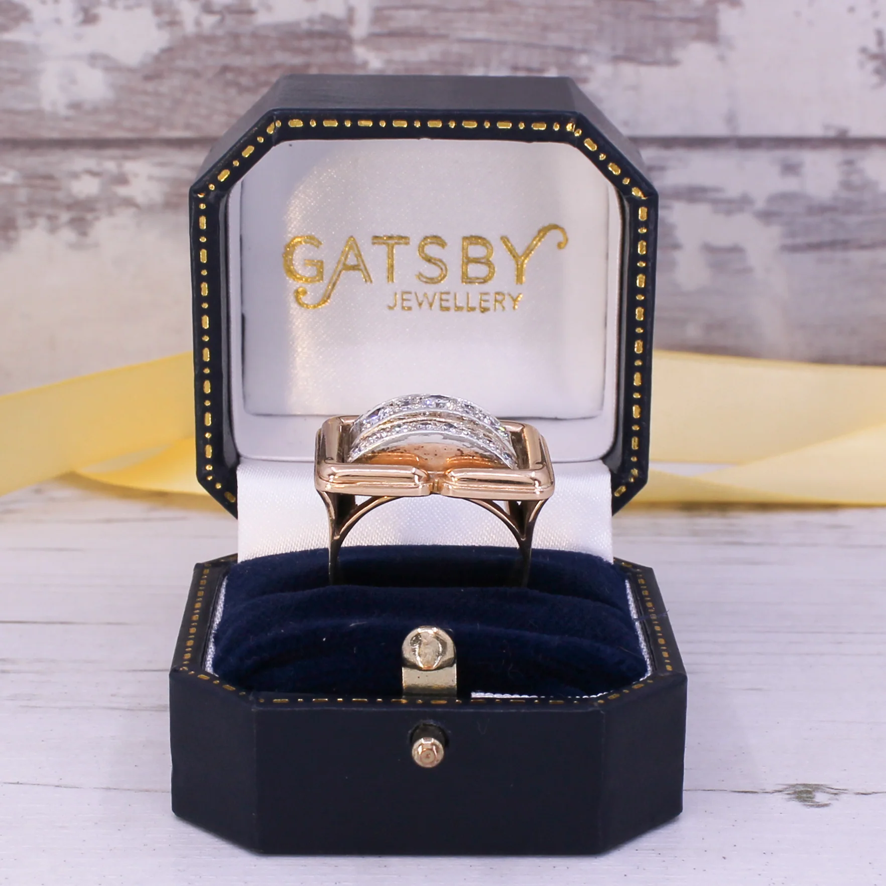 Mid Century 1.58 Carat Diamond Cluster Ring, circa 1965 - Image 9