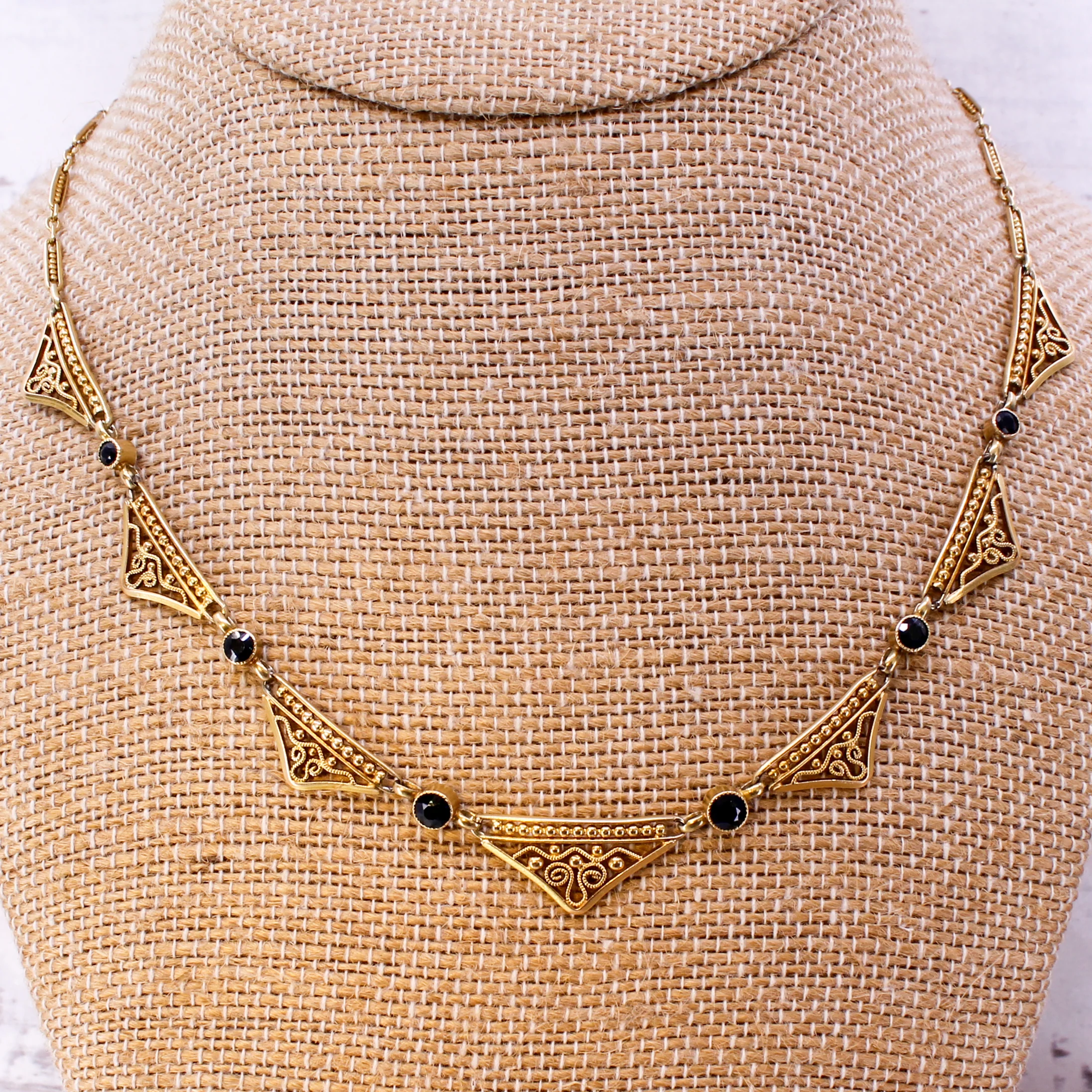 Mid Century Sapphire Necklace, French, circa 1960 - Image 3