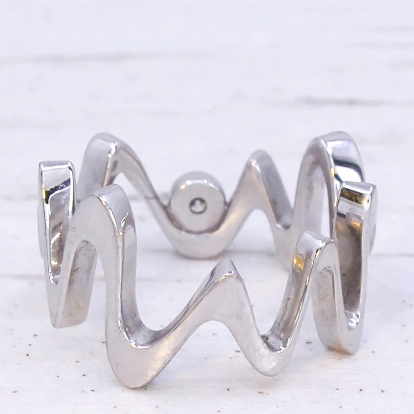 TIFFANY & CO. Diamond Equus Ring by Frank Gehry, 18k White Gold - Image 5