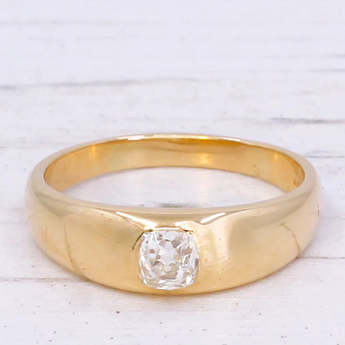 Victorian 0.60 Carat Old Cut Diamond Solitaire Ring, circa 1900 - Image 3