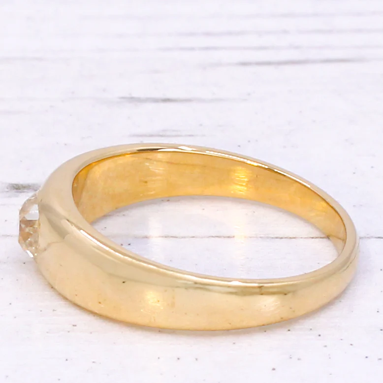 Victorian 0.60 Carat Old Cut Diamond Solitaire Ring, circa 1900 - Image 4