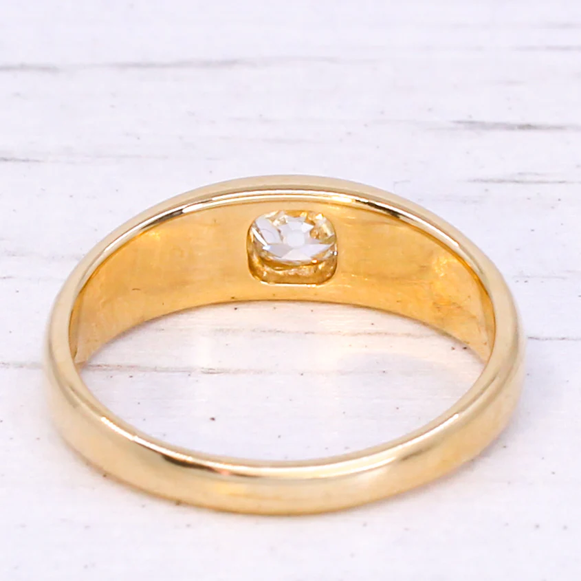 Victorian 0.60 Carat Old Cut Diamond Solitaire Ring, circa 1900 - Image 5