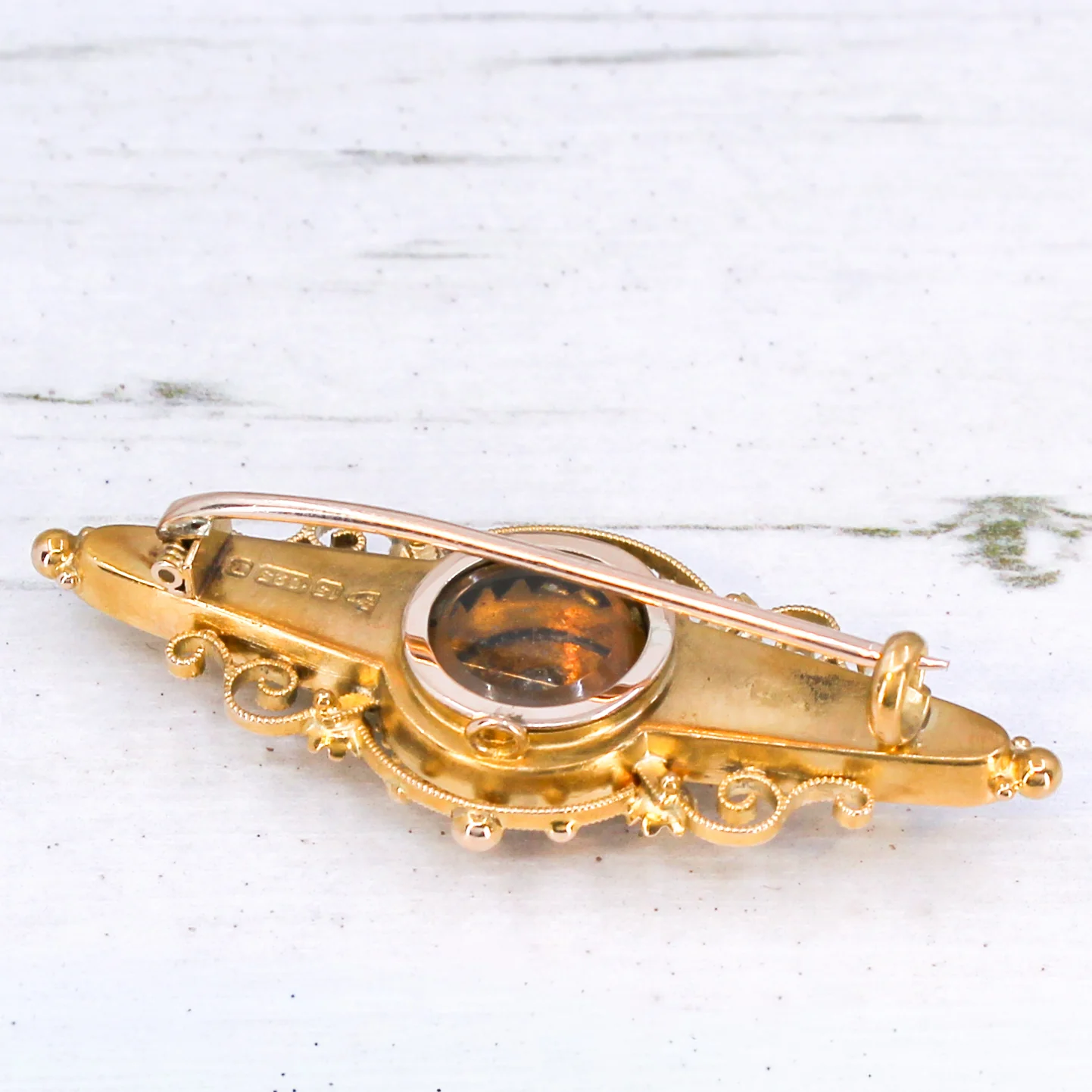 Victorian 0.15 Carat Old Cut Diamond Brooch, dated 1900 - Image 4
