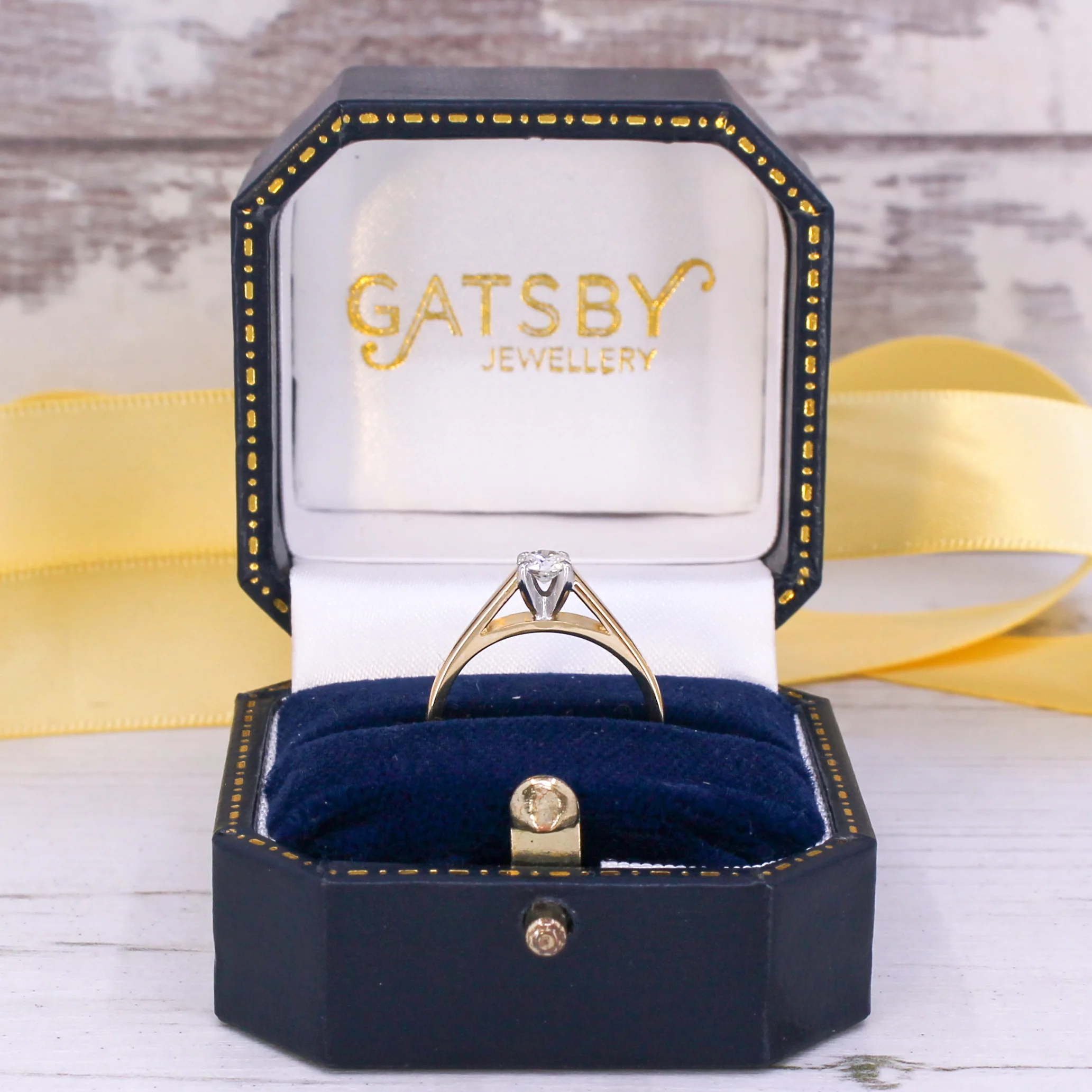 Vintage 0.33 Carat Brilliant Cut Diamond Engagement Ring, dated 1991 - Image 8