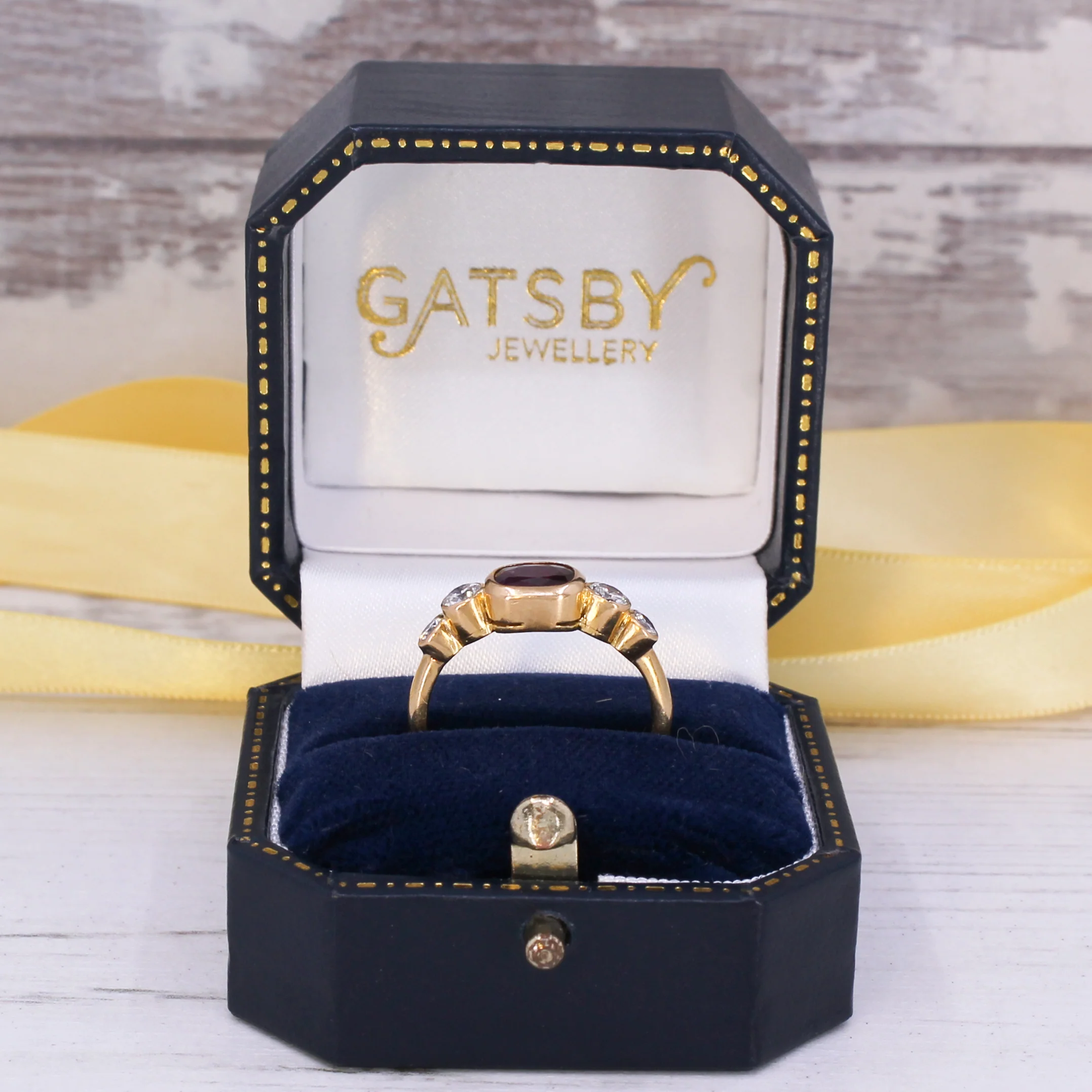 Vintage 0.65 Carat Ruby & 0.50 Carat Diamond Ring, circa 1970 - Image 8