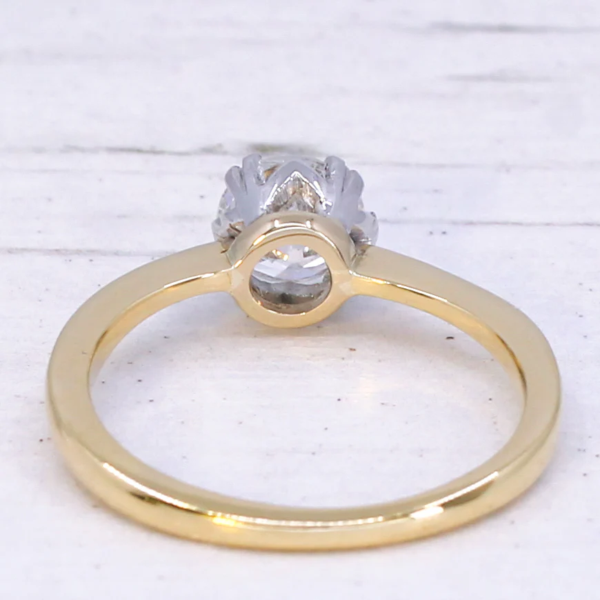 Vintage 1.00 Carat Old Cut Diamond Engagement Ring, circa 1935 - Image 5
