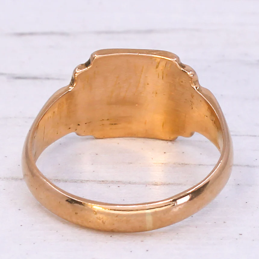 Vintage 22k Signet Ring - Image 5